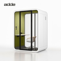 Cabine de travail insonorisée avec ventilation, cabine de bureau acoustique, studio de travail silencieux, cabine privée intérieure