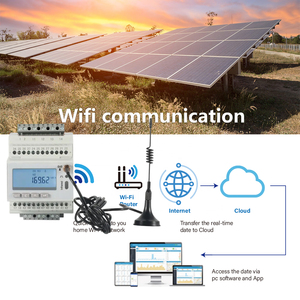 Dispositif <span class=keywords><strong>de</strong></span> moniteur <span class=keywords><strong>de</strong></span> compteur d'énergie intelligent triphasé sans fil IoT Wifi 4G pour la surveillance <span class=keywords><strong>de</strong></span> la <span class=keywords><strong>consommation</strong></span> d'électricité d'usine pour le système Iot - Product Image 6