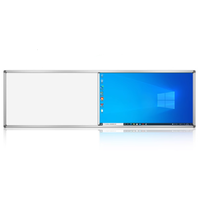 Machine intégrée de projecteur multimédia de tableau blanc de traction-push pour l'enseignement scolaire, le tableau blanc de bureau, la formation et la classe de tutorat