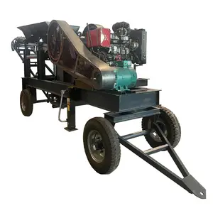 High Quality Rock Jaw Crusher 30 or 50 Tph Diesel Jaw Crusher With Convery Belt