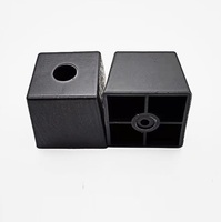 Pieds de canapé carrés en plastique 52x50mm pour canapés, pieds en plastique pour meubles