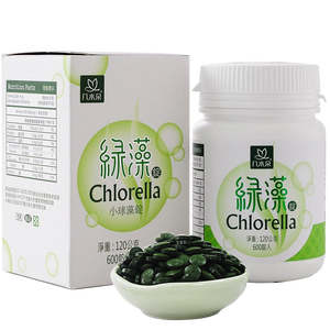 Comprimés de chlorella Kimado bio Greens méticuleusement fabriqués 120g 600 comprimés pour enfants et adultes Durée de conservation de 2 ans - Product Image 1