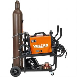 Industriële stalen vouwwagen met vier wielen voor gereedschap en lassen - Product Image 2