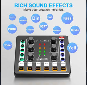 Micrófono de Condensador USB LIREN M8 Pro con Cancelación de Ruido, Interfaz de Audio, Tarjeta de Sonido, Batería de 800 mAh, 20 Hz-20 kHz, Grabación de Estudio - Product Image 4