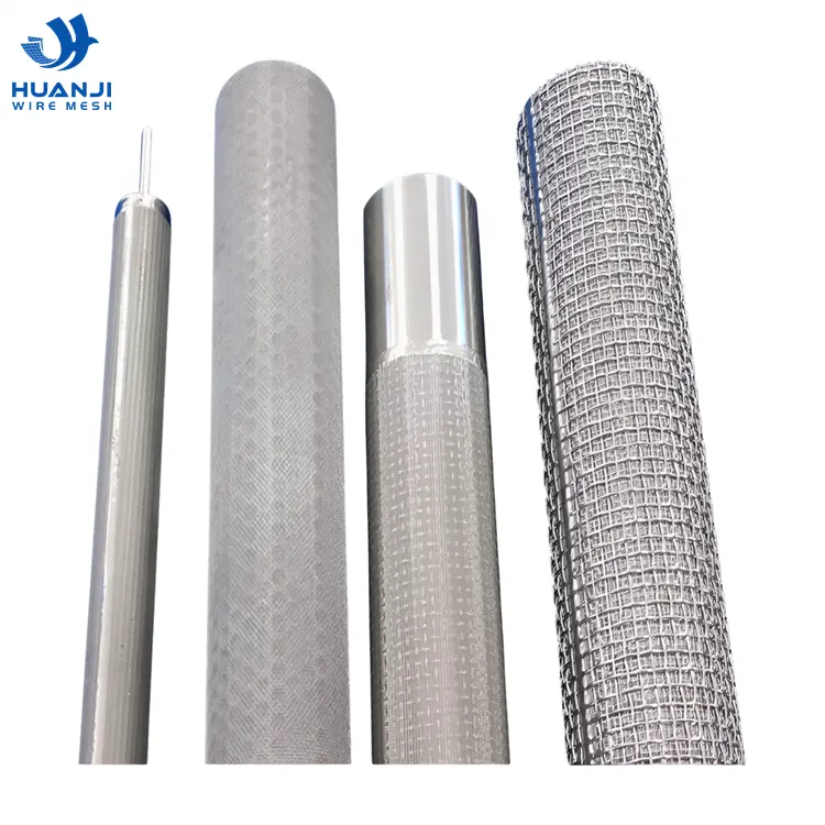 Multilayer 1 3 5 10 20 Micron Stainless Steel 304 316 316L 904L Sintered Wire Mesh Filter for Gas-Liquid Filtration