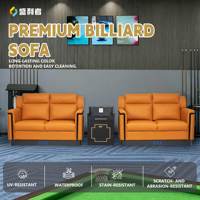 Banc de spectateur de billard S9 surélevé, grand et luxueux, 4 places, imperméable, durable, écologique, confortable, avec base en cuir silicone