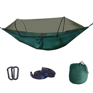 <span class=keywords><strong>Hamac</strong></span> de Camping ultraléger et Portable, équipement étanche avec <span class=keywords><strong>moustiquaire</strong></span>, en Nylon, idéal pour la randonnée en plein air, les voyages et la survie, 210T - Product Image 6