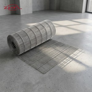 สายพานลำเลียงตาข่ายสแตนเลสแบบถัก พร้อมบริการตัด/เชื่อม ดัดโค้ง สำหรับสายการผลิตอาหารทอดและอบแห้ง - Product Image 1