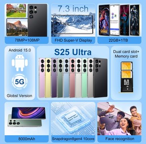 22GB + 1TB 2025 New S25 siêu Deca core 5g CDMA LTE Android 15 điện thoại thông minh 7.3 inch 144Hz Full HD 108mp máy ảnh phiên bản toàn cầu - Product Image 3