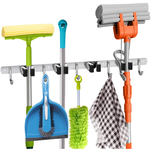 Nâng Cấp 5 Giá Đỡ 6 Móc SUS304 Cây Lau Nhà Và Giá Đỡ Chổi - Product Image 1