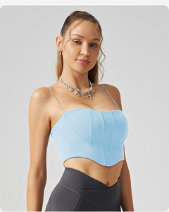 Soutien-gorge de sport sans bretelles <span class=keywords><strong>Heidi</strong></span> Active personnalisé avec logo, à séchage rapide, à maintien élevé, pour l'entraînement - Product Image 3