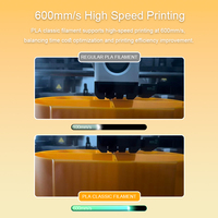 Filament d'impression 3D PRINTROO en nylon PLA noir 1,75 mm, échantillon gratuit, fabrication 3D haute vitesse, fournitures d'impression 3D