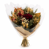 Bouquet de fleurs séchées naturelles de 50 cm, approvisionnement en gros, couleurs personnalisées OEM pour la décoration de la maison et des événements