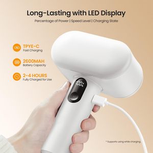 Dual-Head Fabric Shaver 2-in-1 Electric Lint Remover with Digital Display for Clothes - Product Image 5