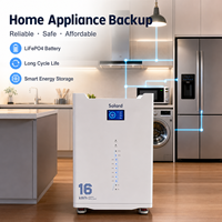 Batterie Lithium Fer Phosphate Hybride Extérieure 16 kWh 51,2 V 314 Ah Solaire Intelligente Wi-Fi Empilable 8000 Cycles Fiable
