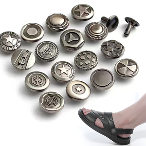 Biểu Tượng Tùy Chỉnh Dập Nổi Kẽm Hợp Kim Kim Loại Cap Hình Chữ Nhật/Vuông/Thông Tư Đinh Tán Nút Cho Túi Sửa Chữa Mạ Jeans Nút Kỹ Thuật - Product Image 1