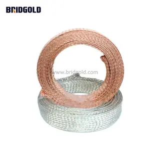 Tinned Copper Braid 35mm2 x 25mm width x 3mm thickness