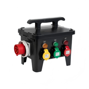 Distribuidor de energía portátil de 6 canales y 16A para conciertos, pantallas LED y sistemas de sonido. Caja de distribución de energía para escenarios. - Product Image 1