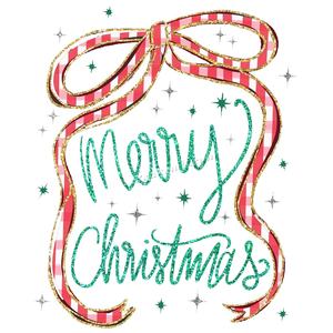 สติ๊กเกอร์รีดร้อนลายคริสต์มาสแบบกำหนดเองพร้อมใช้งาน สีชมพู ลายซานต้า สุขสันต์วันคริสต์มาส ลายฮอลลี่ จอลลี่  ไวนิลพลาสติซอลกันน้ำ - Product Image 3