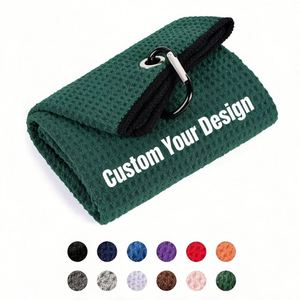 <b>Microfiber</b> Custom Design Microfibre Easy Clean Printed Soft Quick-Drying Convenient Golf Cleaning <b>Towel</b> - Product Image 1