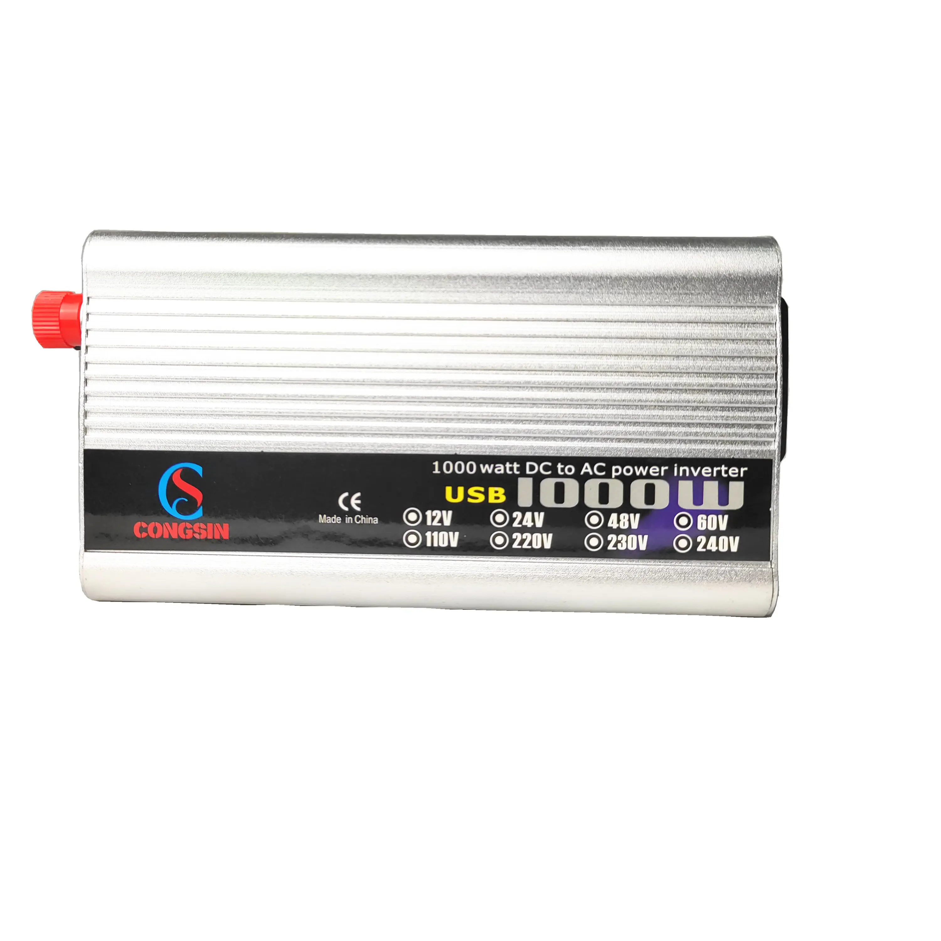 Inversor multiprotección de alta calidad, 1KW, 12/24V de CC a CA, 110/220V