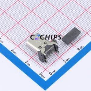 HC-TYPE-C-24P-LT038B USB Connector SMD Connector ( Connector Type: Type-C )( Gender: Female )( Mounting Type: Vertical Mount ) - Product Image 2