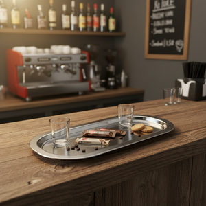 Bandeja Metálica Rectangular Kontensan K119 para Promoción, 160 x 350 x 12 mm, 0.50 L, Turquía - Product Image 3