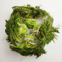 Plumes de coq chinchilla teintées de 4-6 pouces, en guirlande, pour montage de mouches de pêche, costumes de carnaval et accessoires