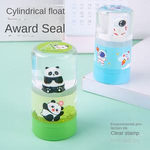 <span class=keywords><strong>Tampon</strong></span> encreur numérique <span class=keywords><strong>cylindrique</strong></span> en cristal de 20 mm pour enfants, en <span class=keywords><strong>caoutchouc</strong></span>, à encre flash, compatible panda, pour le bureau, vente en gros Chen Fu - Product Image 1