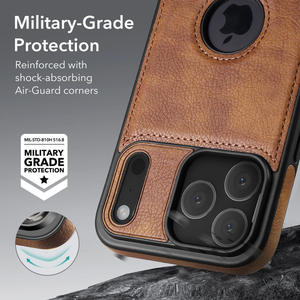 Funda Ultra Delgada de Cuero PU para Teléfono, Compatible con <span class=keywords><strong>iPhone</strong></span> 17 Air, 16E, 16, 15, 14, <span class=keywords><strong>11</strong></span> Pro Max, 13, 12 Mini, con Logotipo Visible - Product Image 6