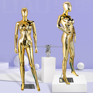 Maniquíes de Plástico para Mujer, Maniquí Femenino Blanco Brillante, Soporte de Exhibición, Maniquí Femenino de Cuerpo Completo - Product Image 4