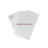 Carreaux de plafond décoratifs 2x4, panneaux de fibres minérales noires