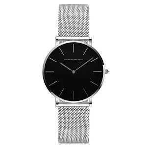 Hannah Martin 3690 Japanese Movement Simple Waterproof Watch Women Watches Appearance Patent Women's Watch For Ladies Present