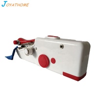 Mini machine à coudre portative électrique ou manuelle, accessoire de couture en plastique pour la couture de fils, vêtements et tissus