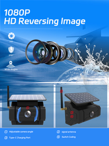 New không dây RV máy ảnh năng lượng mặt trời <span class=keywords><strong>Dash</strong></span> <span class=keywords><strong>Cam</strong></span> an ninh từ đứng DVR hệ thống năng lượng mặt trời Powered pin <span class=keywords><strong>cam</strong></span> cho xe tải RV Trailer xe - Product Image 6