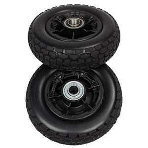 Cheng Jin Vehicles 7 Inch PU Foam <b>Caster</b> <b>Wheel</b> With Ball Bearing High Load Capacity For Tool Cart - Product Image 3
