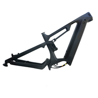 Rangka Sepeda Listrik Full Suspension Dengfu E22 E23 Baru untuk Motor Tengah Bafang G510 M630 G5300 1500w 27.5/29 Inci