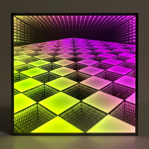 LED Dance Floor Tiles with DMX512/Sound-Activated Control IP67 Rating for Nightclub Venue Decoration DJ Party Rental Services - Product Image 1