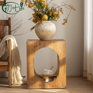 [] Wooden <b>Coffee</b> <b>Table</b> With Hollow Design For Living Room And <b>Coffee</b> Shop - Product Image 2