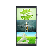Module LCD d'affichage moniteur de fenêtre ultra 32 43 49 55 65 pouces haute luminosité fenêtre extérieure publicité écran intégré