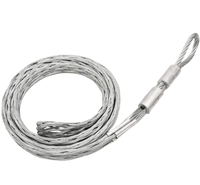 Câble de sécurité en acier galvanisé léger et lourd de 9-12 mm avec œil simple et double, chaussettes de traction certifiées ISO9001