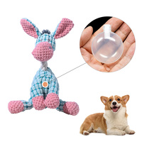 Großhandel Umweltfreundliches Klassisches Hundekau-Spielzeug, Anpassbares Buntes Quietschendes Nylon-Spielzeug