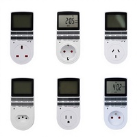 Prise Minuterie Intelligente Numérique avec Matériau ABS IP44 Programmable Anti-Vol Utilisation Estivale
