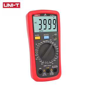 Multimètre numérique UNI-T UT39A+ avec sélection manuelle, testeur de condensateurs, écran LCD rétroéclairé et fonction de maintien des données - Product Image 4