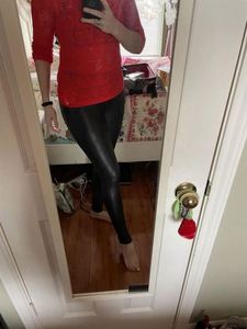 Nuovi Leggings ad Alta Elasticità per <span class=keywords><strong>Donna</strong></span>, Pantaloni da Fitness e Yoga in <span class=keywords><strong>Ecopelle</strong></span> - Product Image 5