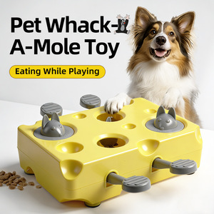 Juguete interactivo transfronterizo para mascotas: Dispensador de queso y jamón de ABS para gatos, juguete divertido con caja para premios y golosinas, suministros para mascotas. - Product Image 2