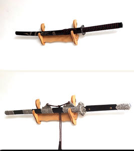 Vente en gros présentoir <span class=keywords><strong>mural</strong></span> à plusieurs étages pour épées support pour épée <span class=keywords><strong>Katana</strong></span> en bois base pour épée - Product Image 3