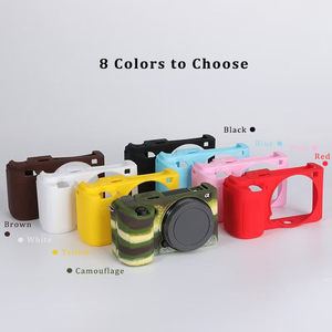 Protector de viaje, accesorios, funda de cámara, funda de silicona suave personalizada para Sony <span class=keywords><strong>ZV</strong></span> <span class=keywords><strong>E10</strong></span> - Product Image 2