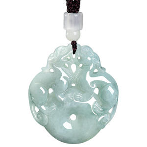 Colgante de Jade Natural Jadeíta con Diseño de Pi Xiu, Estilo Chino, Bestias Míticas, Unisex, con Certificado de Tasación PX05 - Product Image 5
