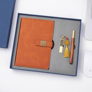 Business Gift Box Set A5 PU Notebook Metal Pen <b>USB</b> <b>Flash</b> <b>Drive</b> Enterprise Customization LOGO Trending Products 2026 New Arrivals - Product Image 1